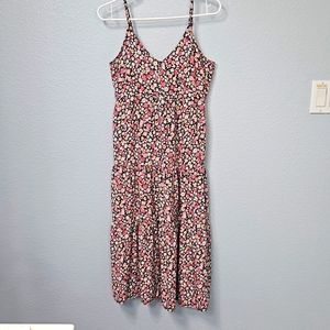 Wild Fable, size medium, floral pink maxi dress